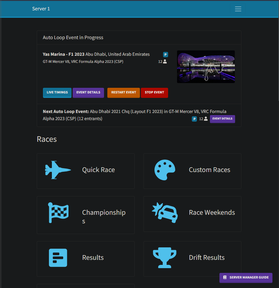 ACS Dashboard Overview