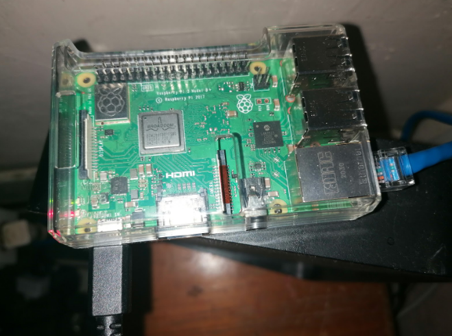 Raspberry Pi Top-Down View